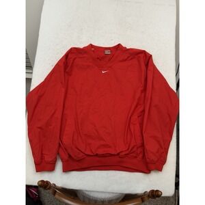 Vintage Nike Center Swoosh Pullover Windbreaker Jacket Men's Size L Y2K RARE